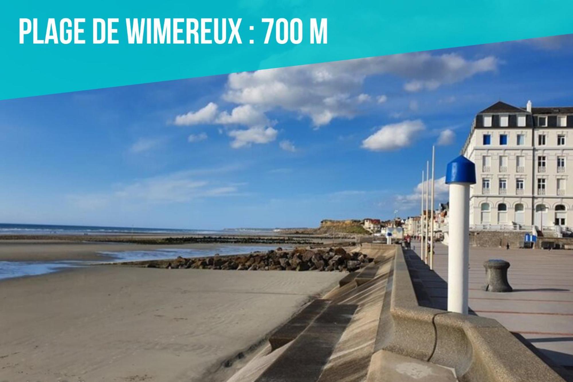 La Marine, Maison En Plein Coeur De Wimereux Bagian luar foto
