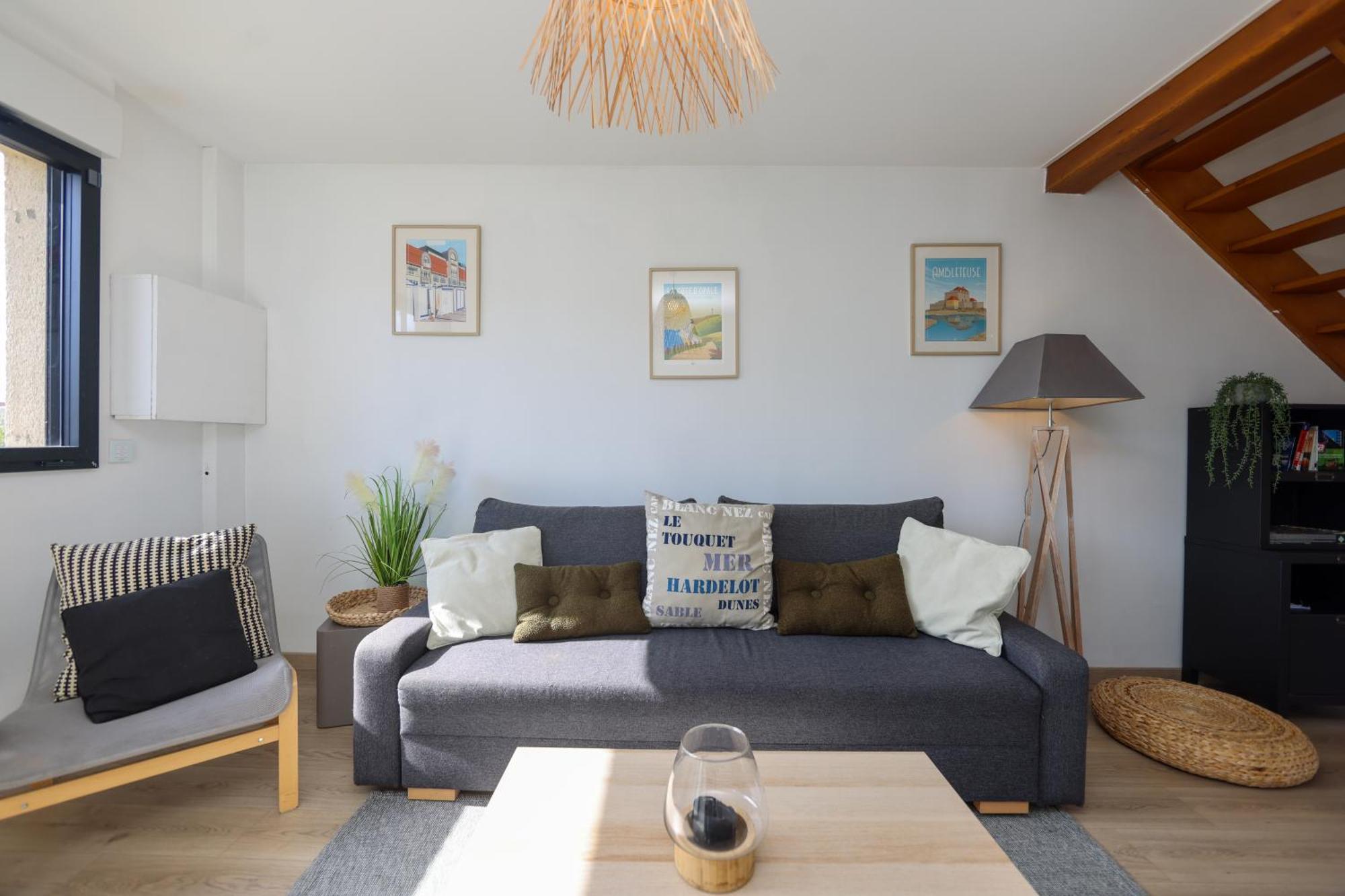 La Marine, Maison En Plein Coeur De Wimereux Bagian luar foto