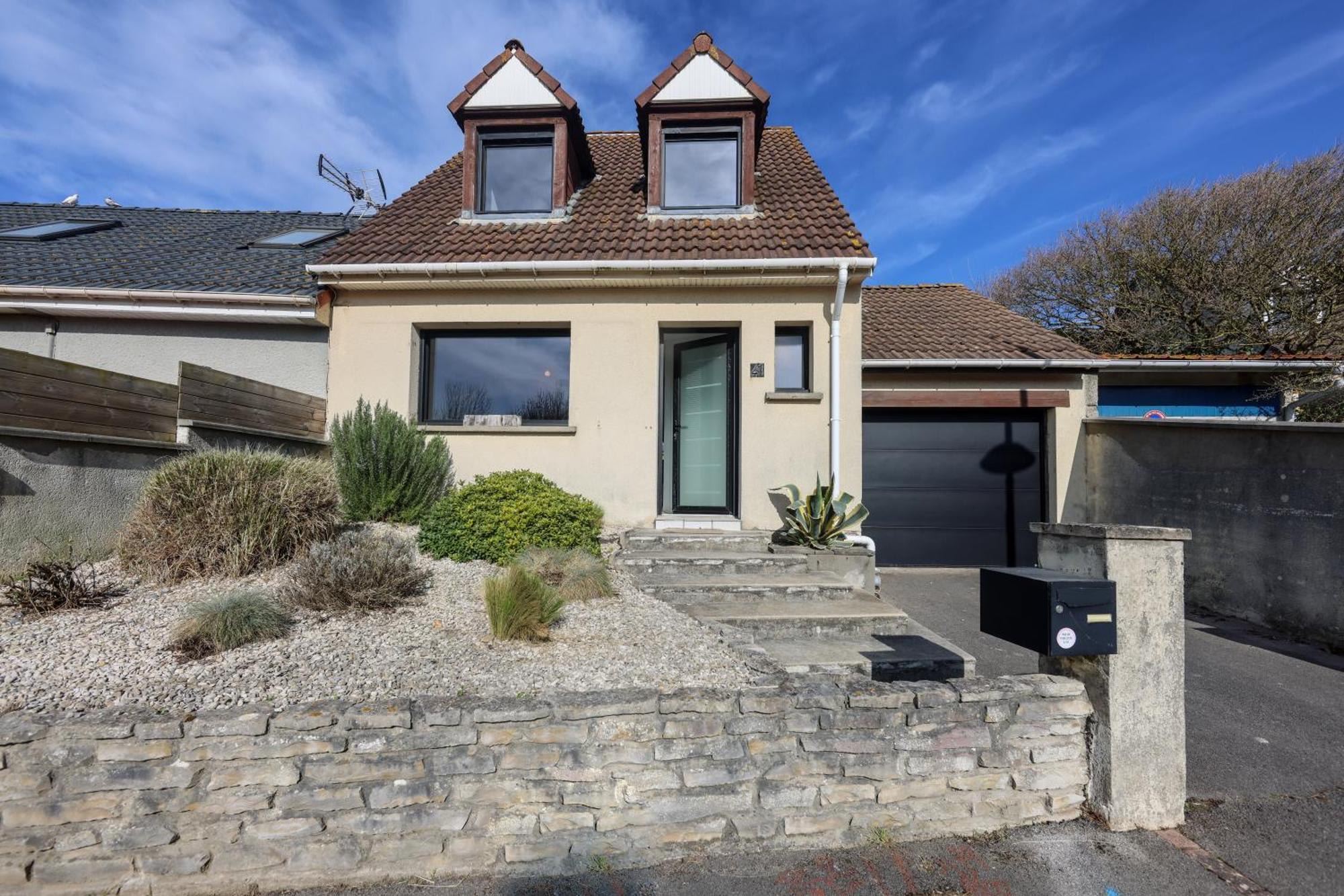 La Marine, Maison En Plein Coeur De Wimereux Bagian luar foto